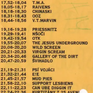 FESTIVAL DROP IN '95, PRAHA