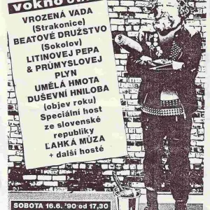 VOKNO UVÁDÍ - Koncert v Riegrových sadech v červnu 1990.