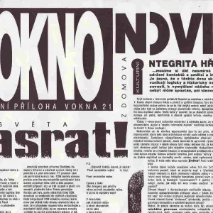 Voknoviny reagovaly i na dobová sdělení politiků...